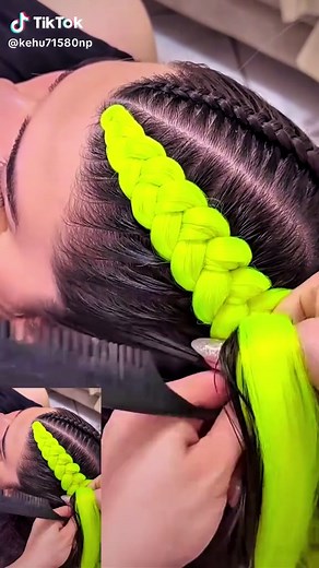 Braiding Tutorial: Box Braids with Green Extensions