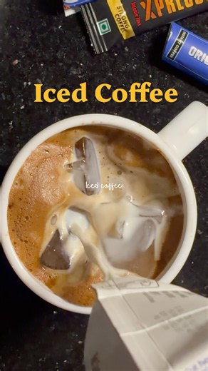 🎀 Iced coffee at home | Sleepy owl coffee | Frothy coffee | cold coffee | cafe style coffee #coffee
