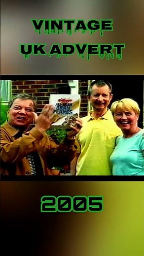 2005 William Shatner's Bran Flakes ad | Vintage UK advert #shorts