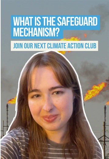 Australia has a policy called the Safeguard Mechanism, it’s meant to curb the climate emissions of our biggest polluters. It sets emissions limits for over 200 of Australia’s industrial facilities (think mines, gas plants and factories). 🚨Here’s the problem, filled with loopholes and tricks that help businesses avoid reducing their emissions. At our next Climate Action Club, you can help close those loopholes and let our government know that we need major reform. Join us in the fight to make bi