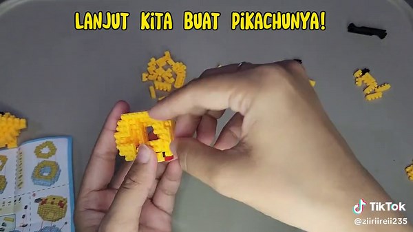 Build Your Own Pikachu with Lego Bricks