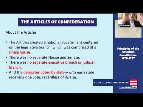 Principles of the American Constitution, 1776-1787 (Advanced Session)