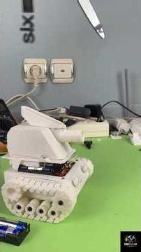 3D Printed RC Tank – Part 3 | Firing & Final Test 💥. #diy #electronics #maker #rctank #shorts