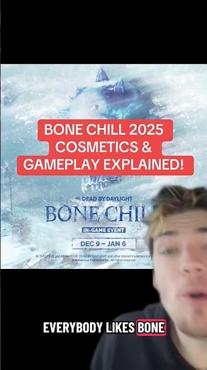 BONE CHILL 2025 EXPLAINED! 💀❄️ | #deadbydaylight