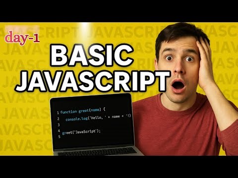 Lecture -1 to start javascript || 90 days challenge to become a fullstack developer 💯🎯 javascript