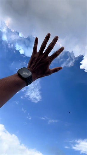 Devoni Catches Falling Tephra at Kīlauea Volcano