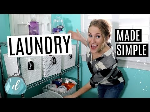 HOW TO LAUNDRY LIKE A BOSS! 💙 Hacks & Organization