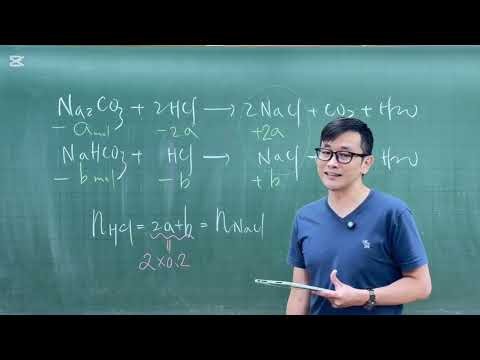 115-E1翰林版全模自然考科化學部分第18題-碳酸鈉和碳酸氫鈉皆能與鹽酸反應生成二氧化碳，反應式分別如下：Na2CO3+2HCl→2NaCl+CO2+H2ONaHCO3+HCl→NaCl+CO2+H