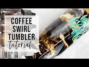 Alcohol Ink Swirl Tumbler Tutorial