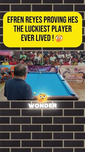 We dont have a choice but to accept the hes the greatest ! #efrenreyes #efrenreyes #billiards