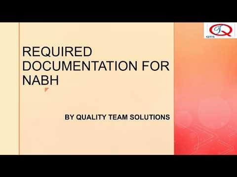NABH REQUIRED DOCUMENT