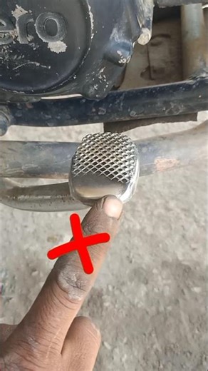 Splendor back pedal rubber fitting#shortvideo #splendor