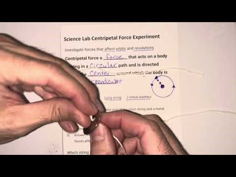 Science Lab Centripetal Force Experiment