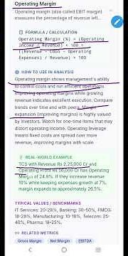 “Operating Margin Explained | Profitability Metric Every Investor Must Know about this”