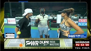 #PWR DUPR India Masters 2024 Catch the high-octane Pro Women's Singles Semi-Finals Pei Chuan Kao (#PRC) faces off against Roos Van Reek (#Netherlands) For more information and live streaming, log on http://PickleballNow.In #PickleballIndia #PickleballNow #Pickleball | Mirror Now