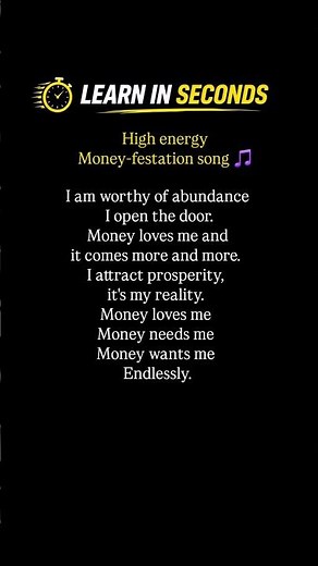 Money Magnet Affirmation Song 💸🔥 | Attract Wealth Fast (High Energy)