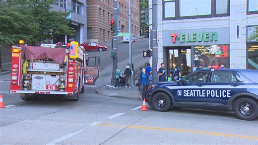 2 people have tried to steal a fire engine in downtown Seattle this week