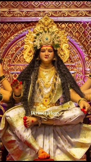 “Divine Maa Durga Look ✨🙏 | Powerful Durga Maa Darshan | Jai Mata Di #shorts”