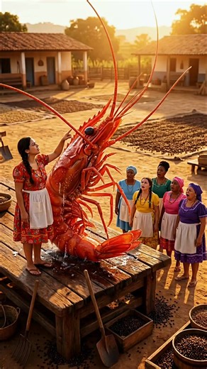 Giant Spanish Paella Cooked by Brazilian Women