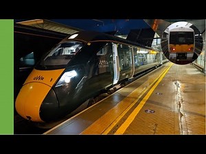 GWR Class 800 departs Reading