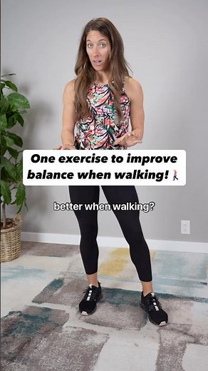 One exercise for better balance when walking