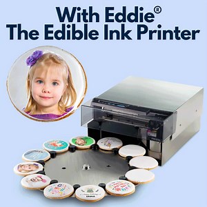 Print Photos, Logos and Text Directly Onto Cookies & More. No Frosting Sheets Required! Learn More About Eddie®, The Edible Ink Printer from Primera, at https://primera.link/cd6e2 | Primera Technology, Inc.