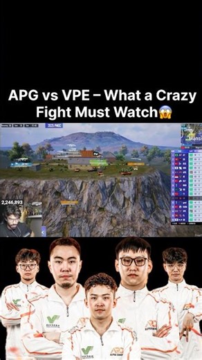 APG vs VPE What a Crazy Fight! Must Watch🥵😱#pmgc2025 #pungmobile #snaxgaming
