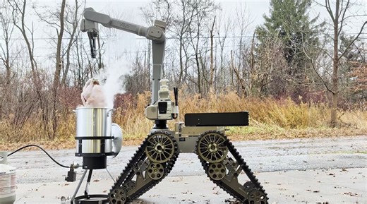 It's all hands on deck to get ready for Thanksgiving at AV! This year, our telemax EVO Hybrid is in charge of the main course. We're thankful for our employees – who innovate, deliver, and support our warfighters each day! Your dedication and creativity provide trusted solutions to those who protect our nation. | AV