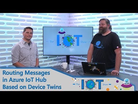 Routing Messages in Azure IoT Hub based on Device Twin