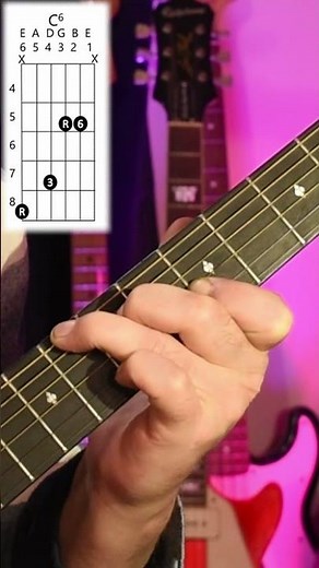 10 ways to play an C6 Chord 10 of 10 #guitar