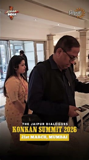 A seasoned voice arrives — Uday Nirgudkar at TJD Konkan Summit 2026.