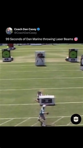 Dan Marino's Legendary Laser Beams in 99 Seconds