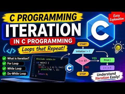 Iteration in C Programming Explained in 60 Seconds