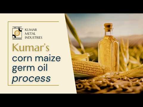 From maize germ to corn oil | Kumar’s process engineering route