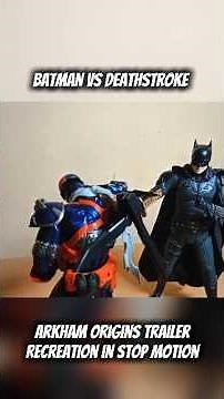 Batman Vs Deathstroke Stop Motion #stopmotion #batman #dc #dccomics #fypシ #viral