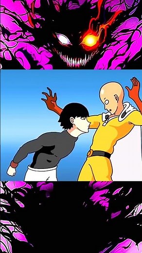 Saitama vs Mashle_The strongest fight#saitama #animeshorts