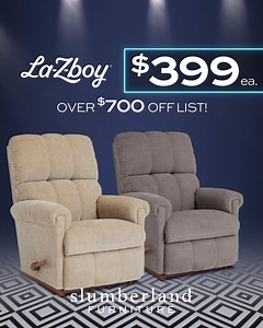 You don’t have to wait – we’ve got incredible Black Friday deals ALL MONTH LONG at Slumberland! Up to 60% off list prices on sofas, sectionals, mattresses and more. Shop now and bring happy home, today! | Slumberland Furniture