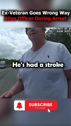 Ex Veteran Bites Officer During Arrest