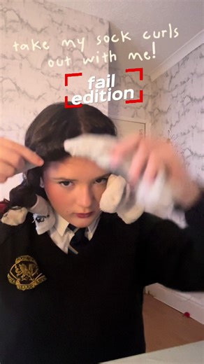 Sock Curl Fail: A Fun Hair Experiment