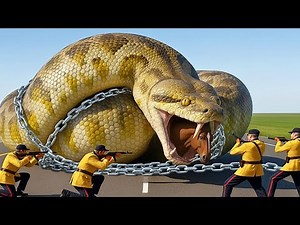 Heart-Pounding Rescue: Brave Warriors Fight Giant Pythons to Save Innocent Animals