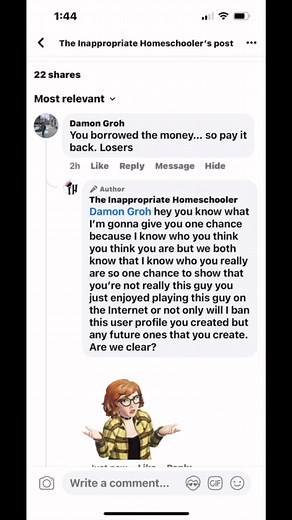 1K views | The Inappropriate Homeschooler on Reels | Facebook