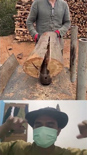 Watch This Log Explode Open