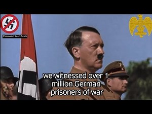 Adolf Hitler English Ai Speech “Jewish Question” (1939) with English Subtitles