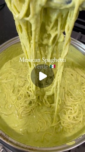 @maggievillegas27 on Instagram: "🤤 #spaghetti #spaghettiverde #mexicanfood #mexicanrecipes🌵 #recetas #recetasfaciles"