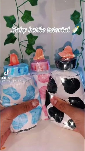 baby milk bottle tutorial