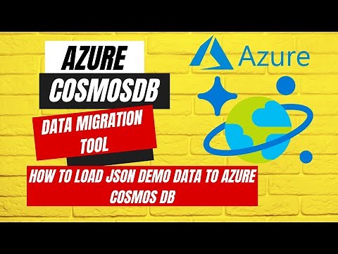 How to load Demo/Dummy JSON Data to Azure Cosmos DB from Local using Azure Migration Tool