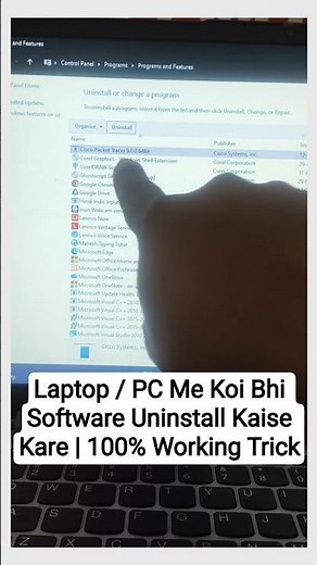 The easiest way to uninstall apps on your computer | Full Guide #techhindi #groupme #prakashsir
