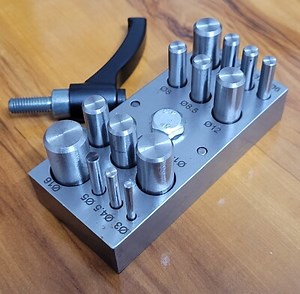 Round 14 Piece Disc Cutter Set 3mm-16mm Jewelry Making Metal Coin Punch Tool set | eBay