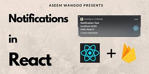 Show push notifications in React