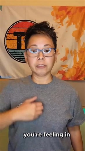TransTape™️ on Instagram: "Experiencing your skin feeling tight inbetween your chest with TransTape? Quyen gives you the solution to that! ⁠ .⁠ .⁠ #transtape #chestbinding #tucking #packing ⁠ ⁠ (an asian woman with short black hair, glasses and a grey TT shirt stands in front of a TT banner)"